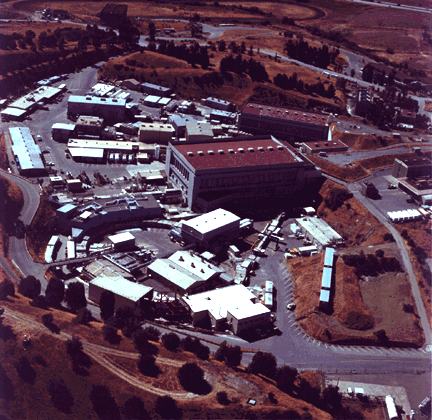 Luftbildaufnahme des ESA Gebäudes