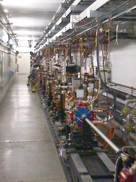 Blick in den NLCTA Tunnel